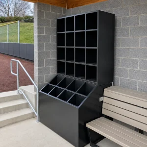 Stand Up Bat & Helmet Storage Units