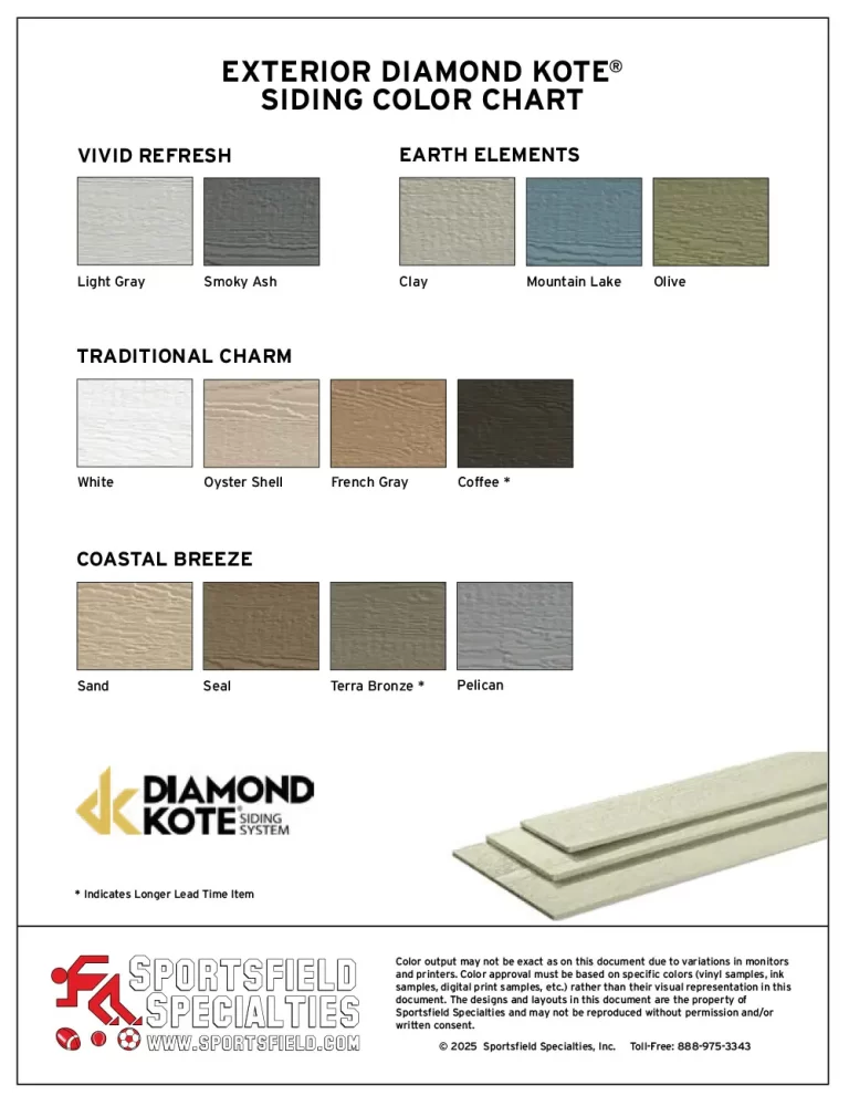 exterior diamond kote siding color chart cover