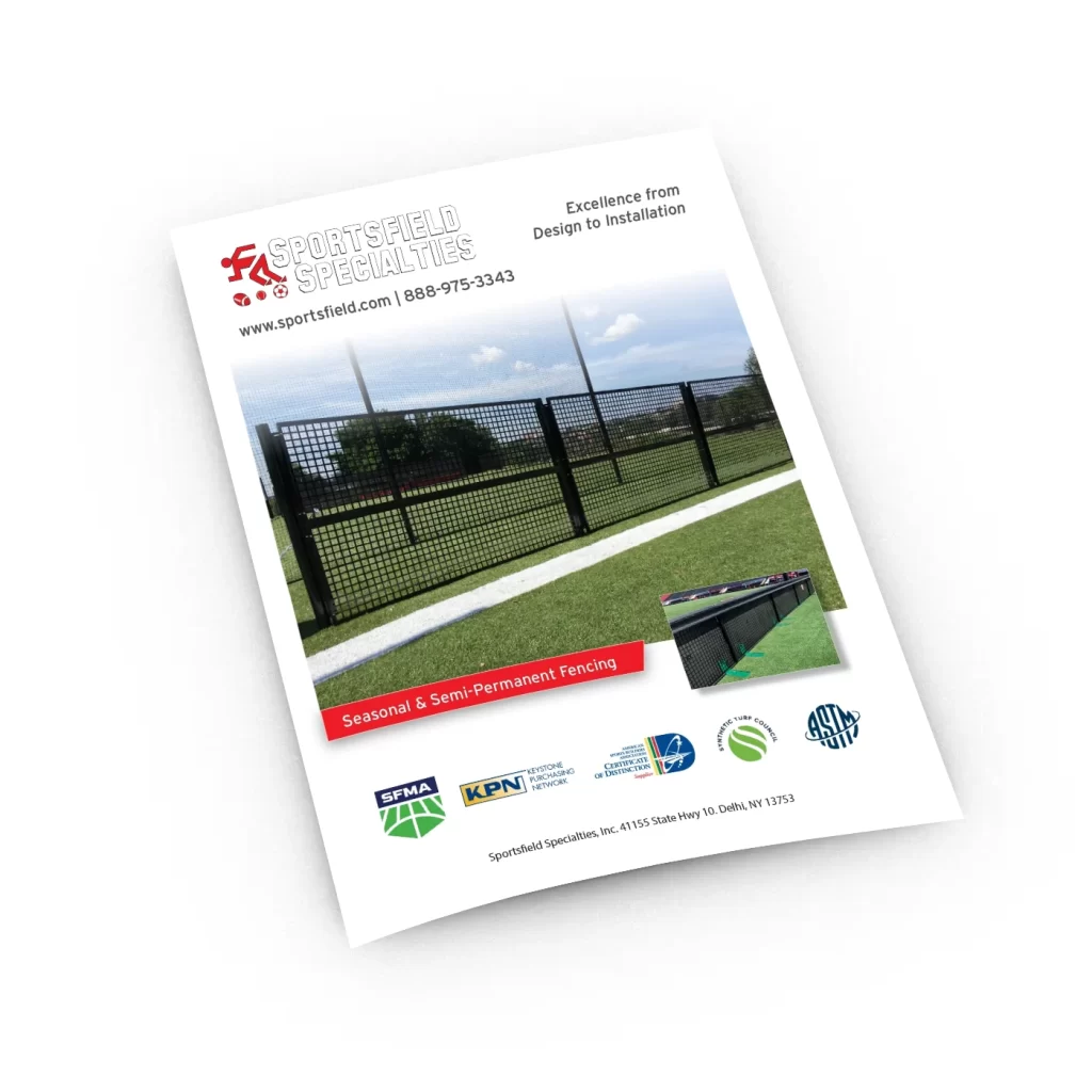 Seasonal & semi-permanent fencing brochure cover