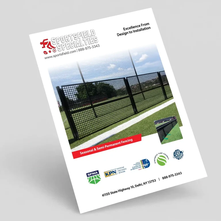 Seasonal & semi-permanent fence brochure cover