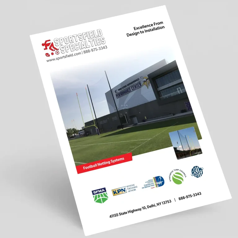 Football netting systems brochure cover