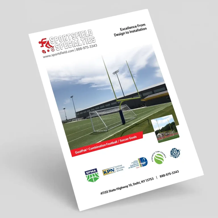 GoalPak® football / soccer combination goals brochure cover