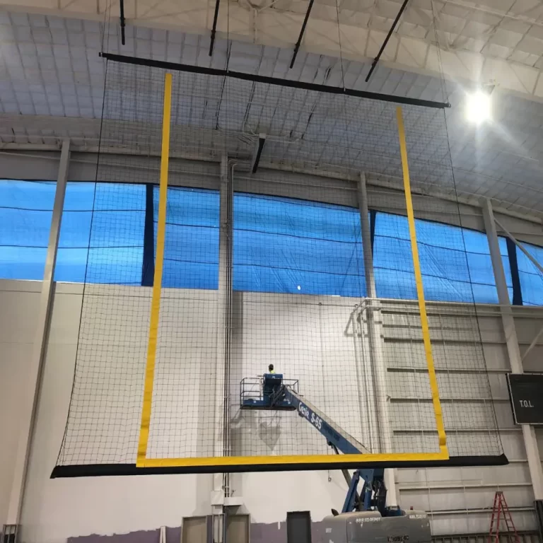 Hanging Retractable Football Netting Systems