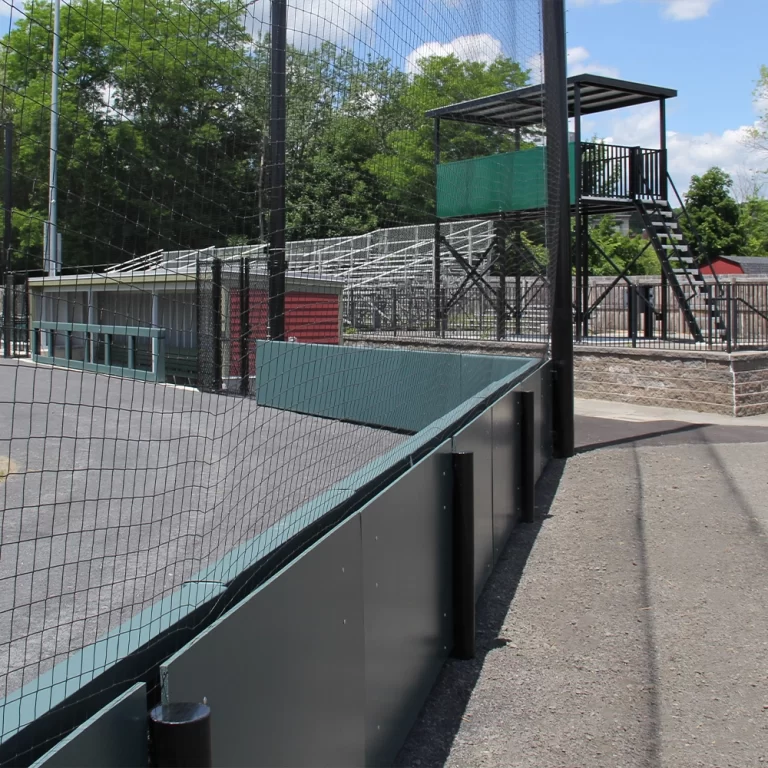 Tension Netting System w/ Integrated Wall Pad Backstops