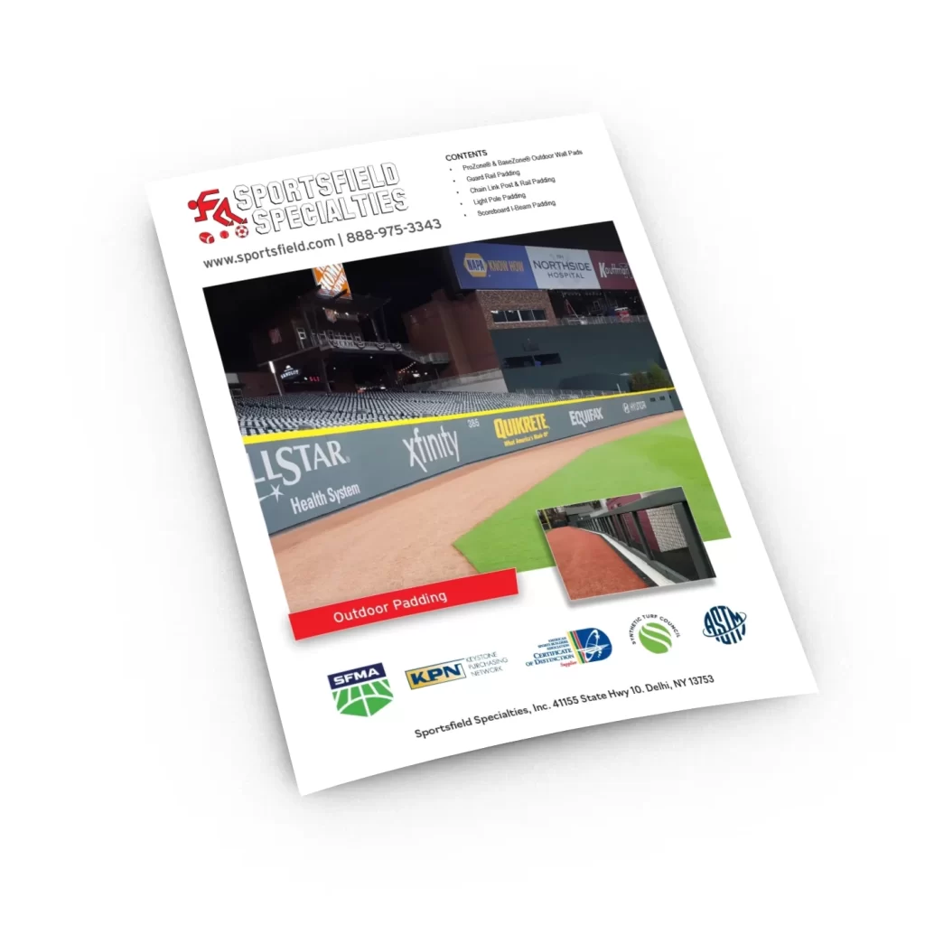 Outdoor padding brochure cover