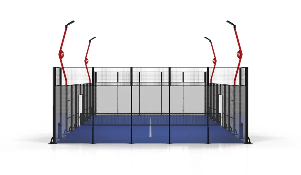 PaDelhi™ Padel Court Systems (Front View)