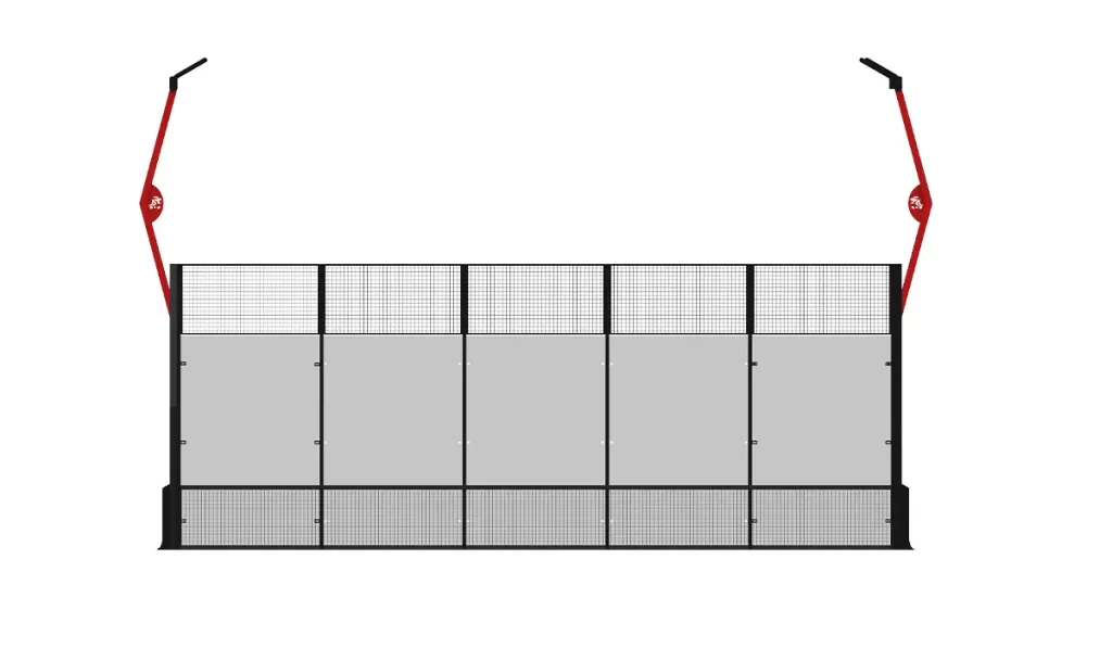 PaDelhi™ Padel Court Systems (Back View)