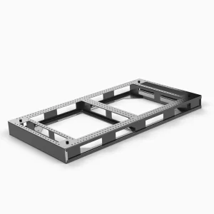 pole vault standard forming system 3d rendering