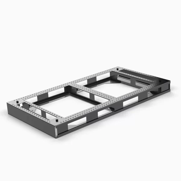 pole vault standard forming system 3d rendering