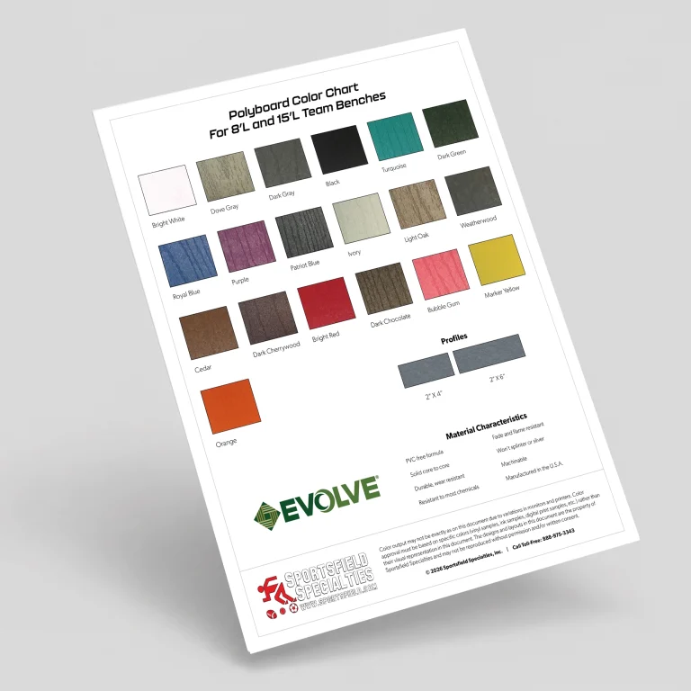 polyboard color chart cover