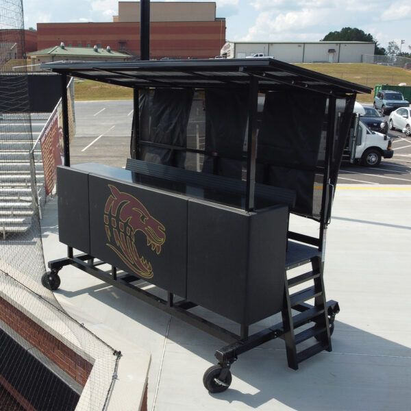 A elevated corer's table by sportsfield specialties