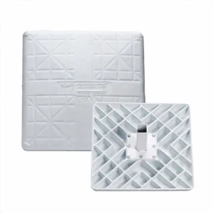 a Rawlings® base from the top and bottom view