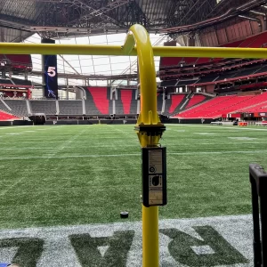 Rotating Gooseneck Hinged AdjustRight® Football Goal Posts