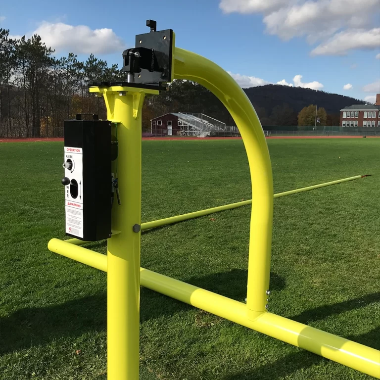 Rotating Gooseneck Hinged AdjustRight® Football Goal Posts
