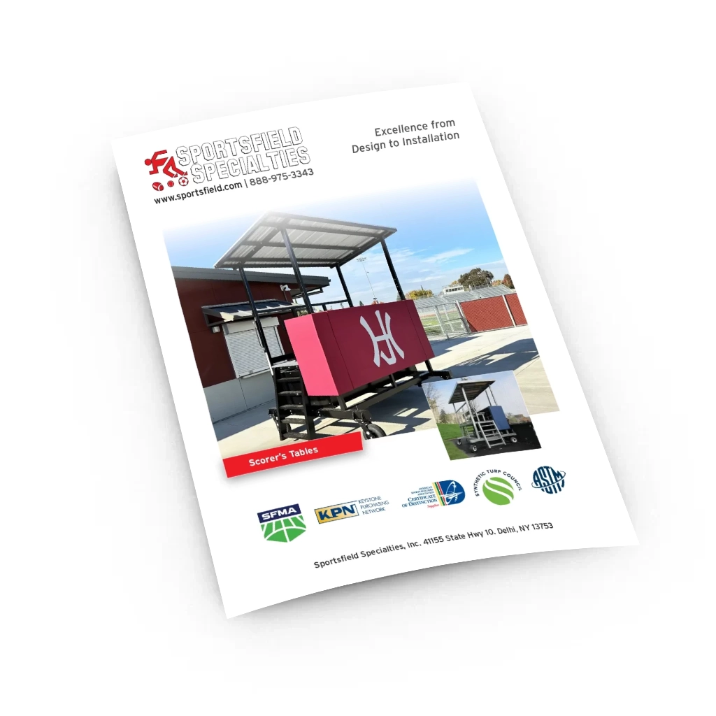 Scorer's tables brochure cover
