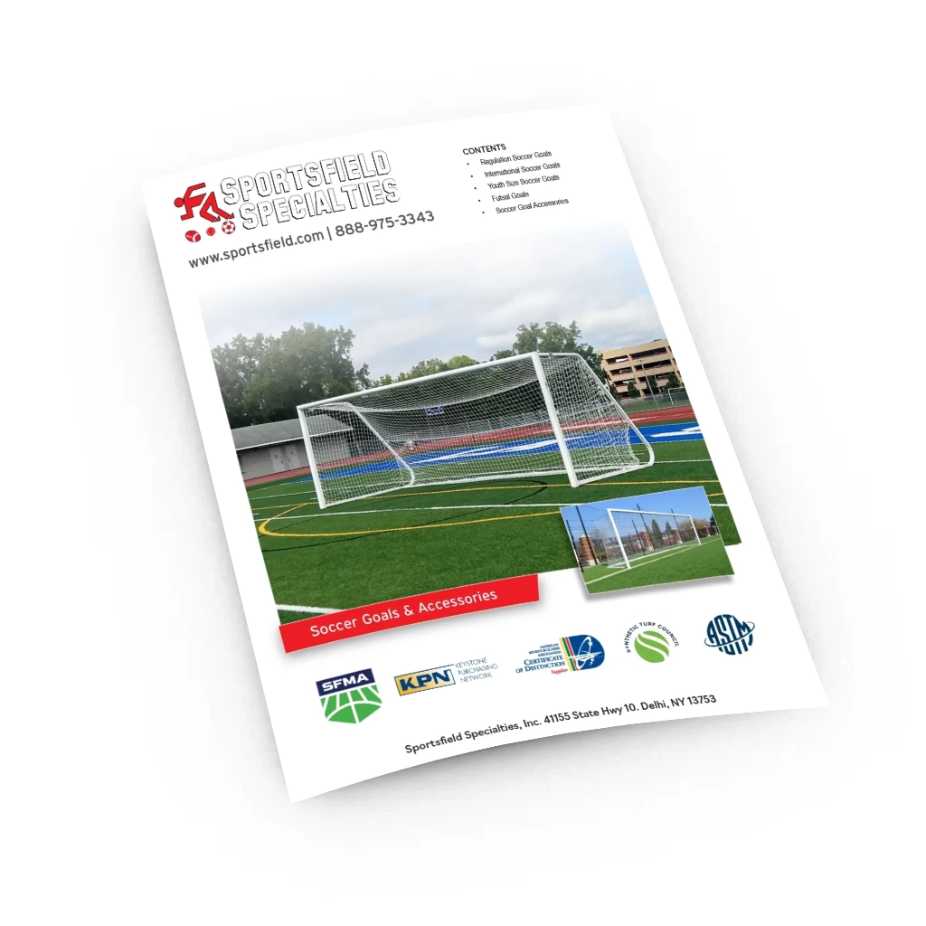 Soccer goals & accessories brochure cover