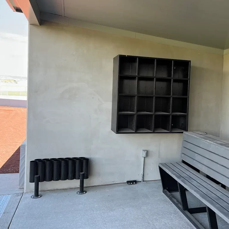 Stand Alone Bat & Helmet Storage Racks