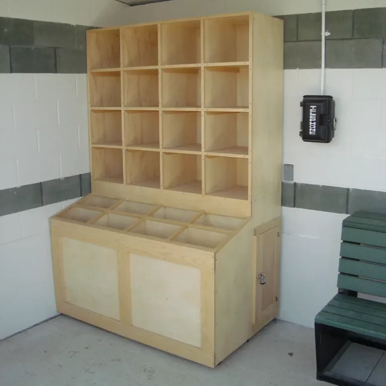 Stand-Up Bat & Helmet Storage Units