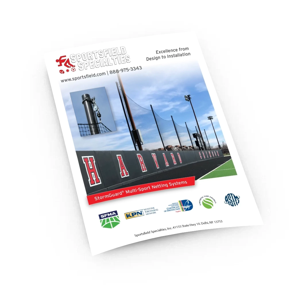 Stormguard® multi-sports netting systems brochure cover