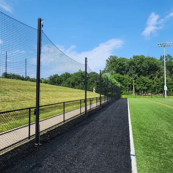 StormGuard® Multi-Sport Netting Systems installed at a multi-use facility to separate the soccer fields