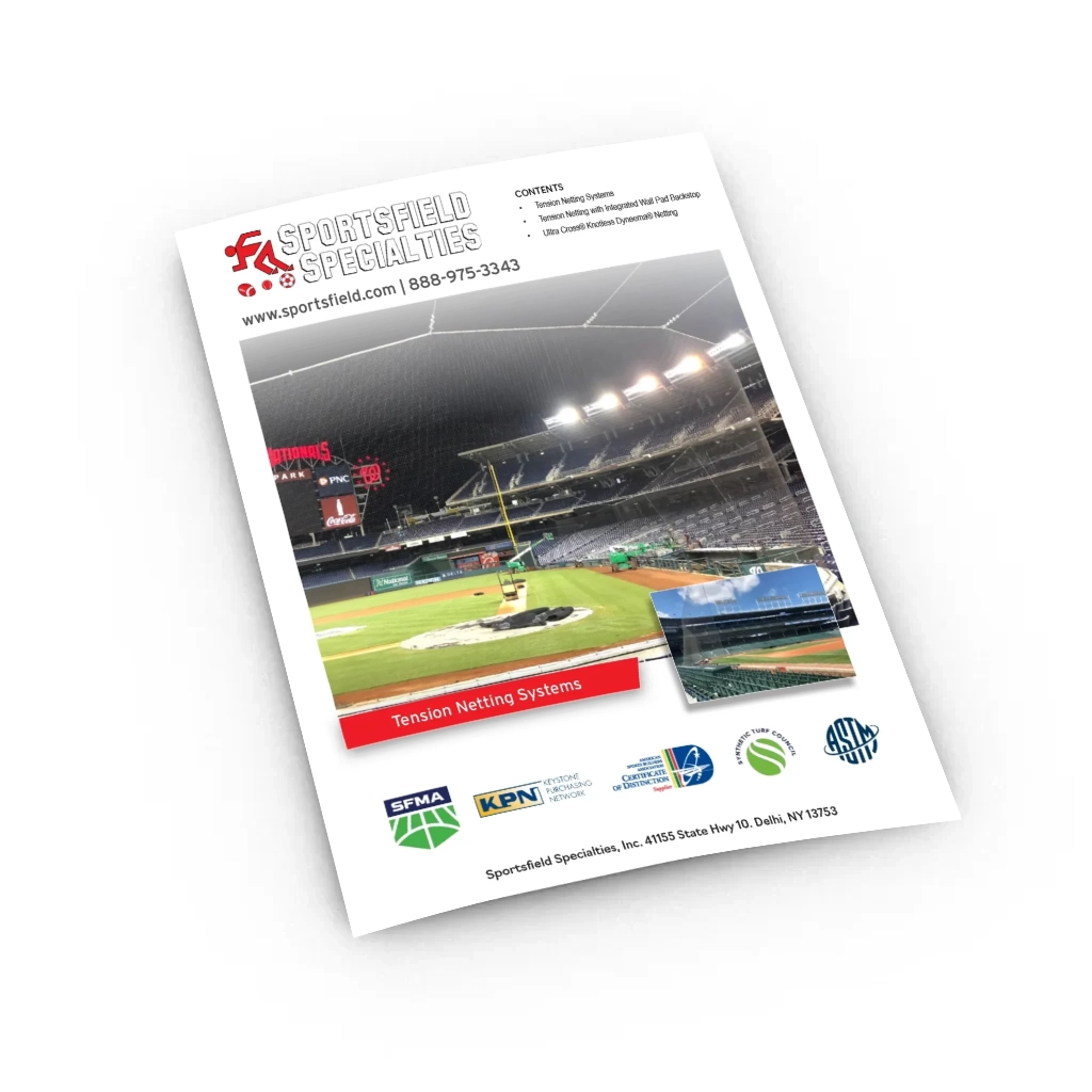 Tension Netting Systems brochure cover