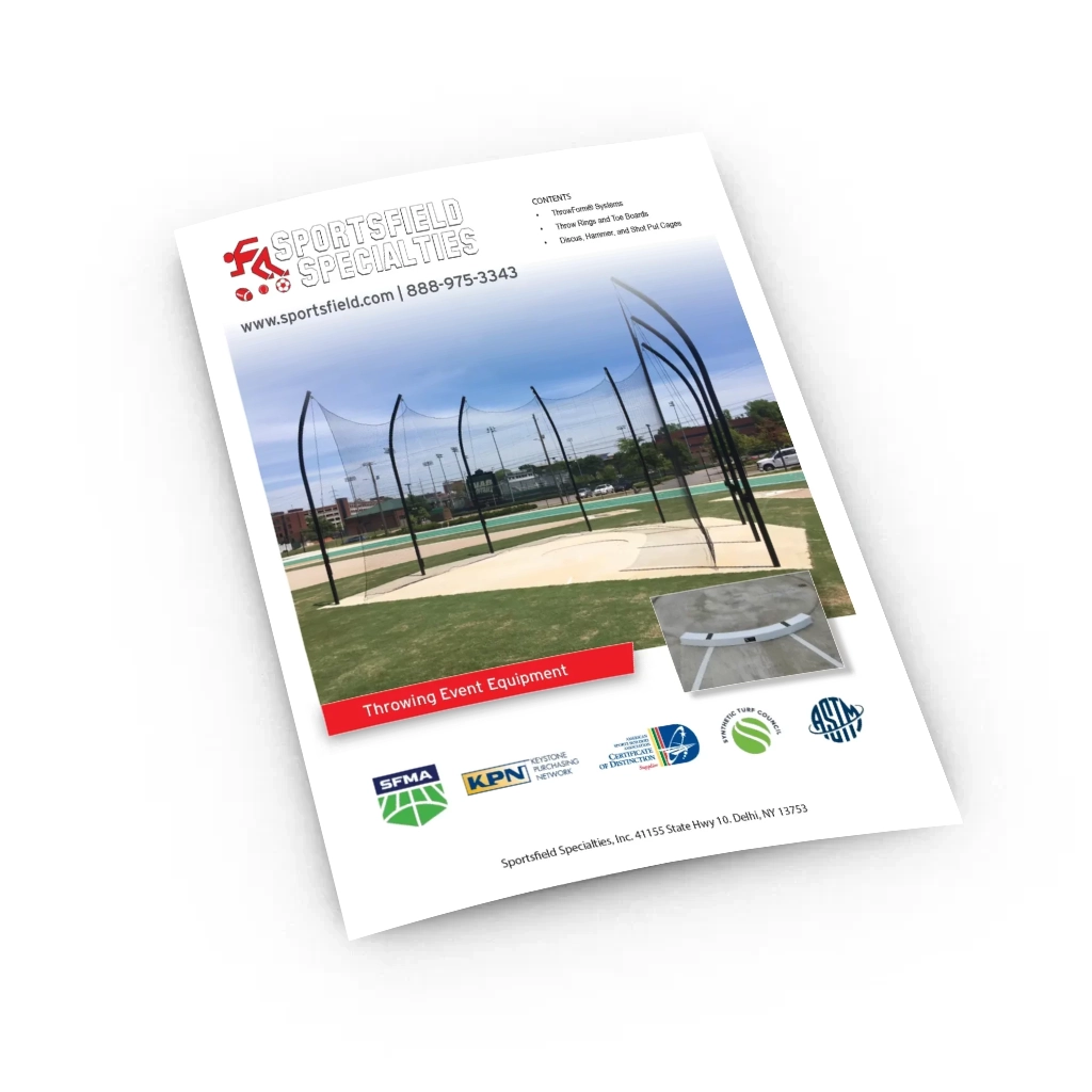 Throwing Event Equipment brochure cover