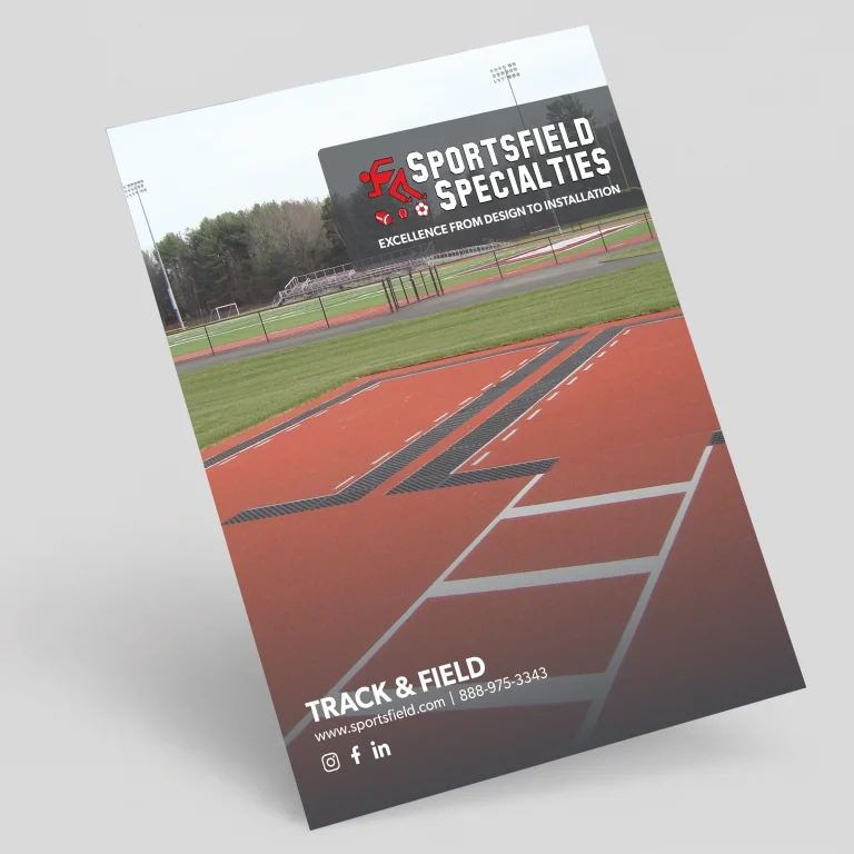 track & field catalog cover