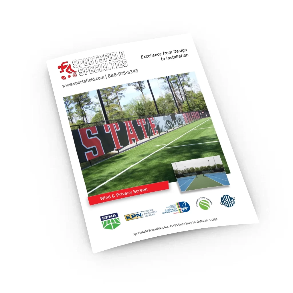 Windscreen & Privacy Screen brochure cover